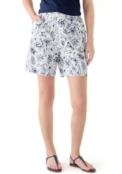 Women's Printed Sheeting Shorts