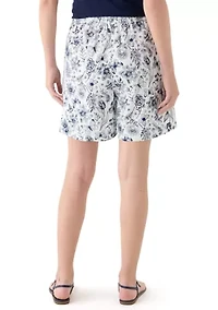 Women's Printed Sheeting Shorts