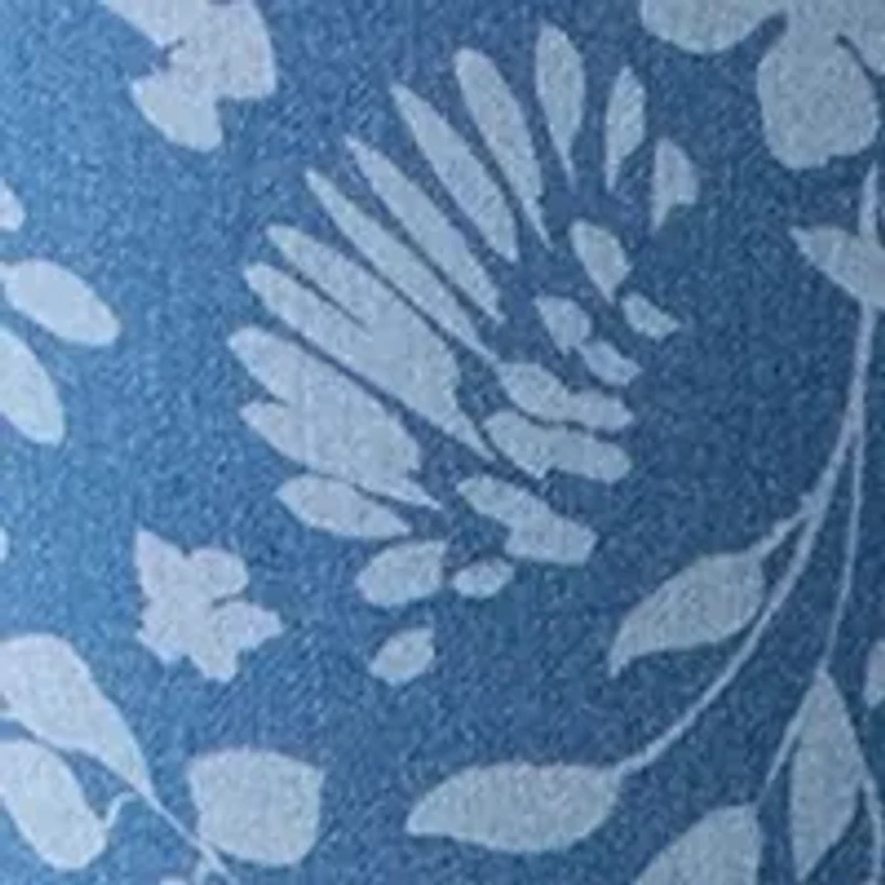 Plus Knit Denim Capri Pants