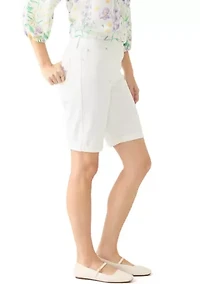 Women's Solid Bermuda Shorts