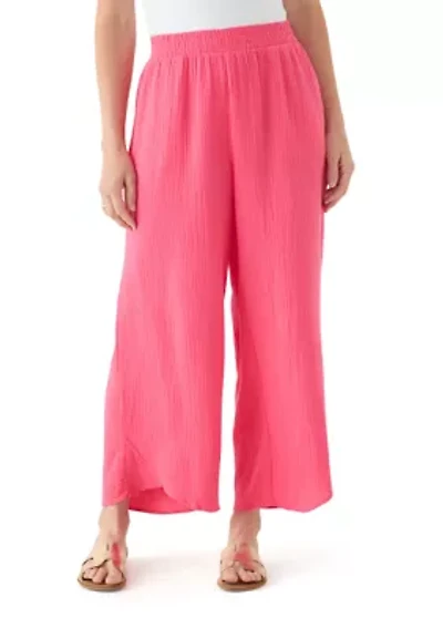 Women's Gauze Tulip Hem Pants