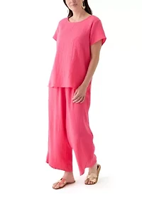 Women's Gauze Tulip Hem Pants