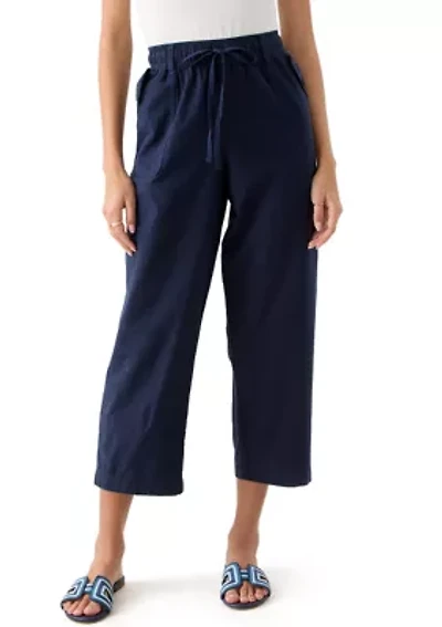 Petite Cropped Capri Pants