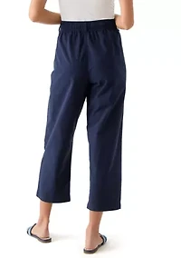 Petite Cropped Capri Pants