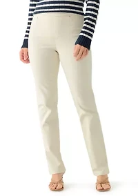 Women's Pull On Straight Leg Denim Jeans