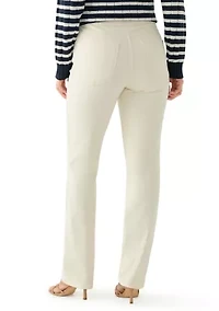 Women's Pull On Straight Leg Denim Jeans