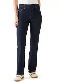 Women's Pull On Bootcut Denim Pants