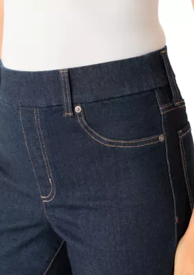 Women's Pull On Bootcut Denim Pants