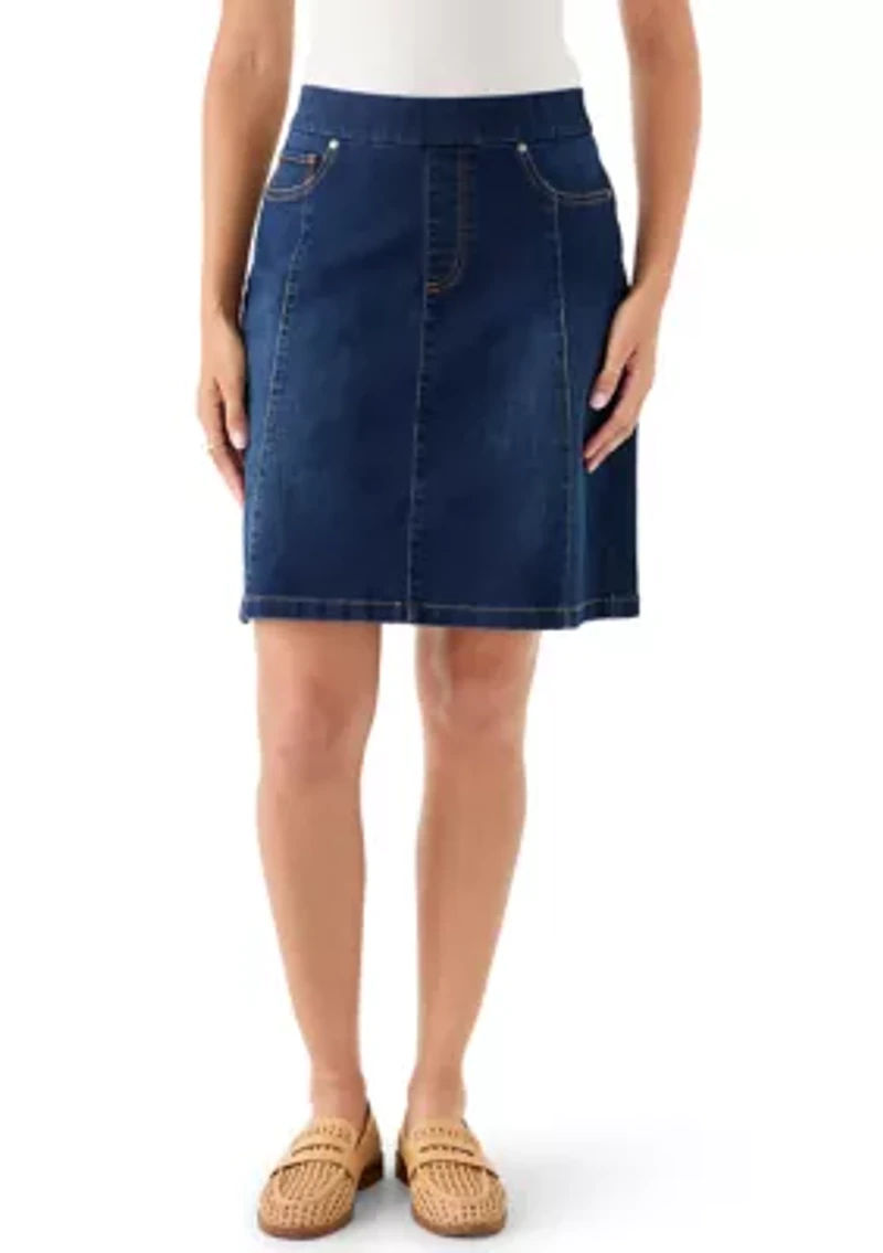 Women's A-Line Denim Skirt