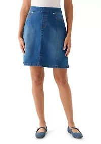 Women's A-Line Denim Skirt