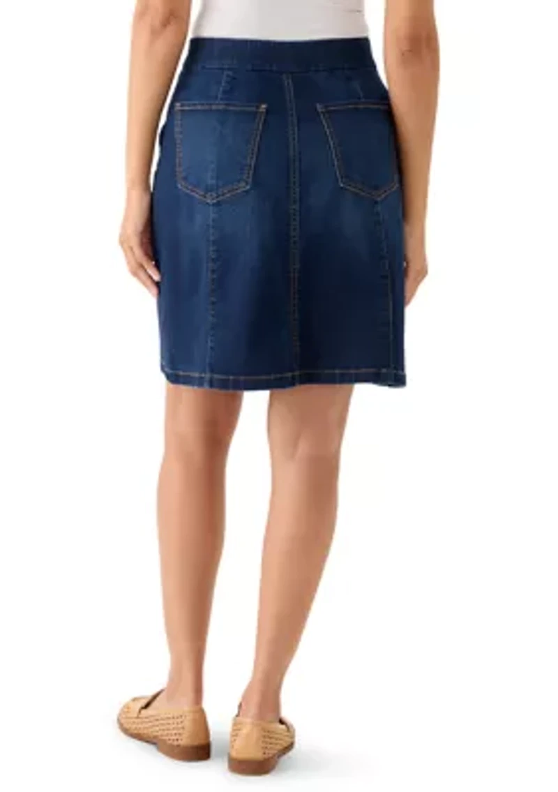 Women's A-Line Denim Skirt