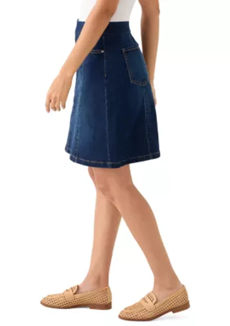 Women's A-Line Denim Skirt