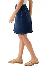 Women's A-Line Denim Skirt