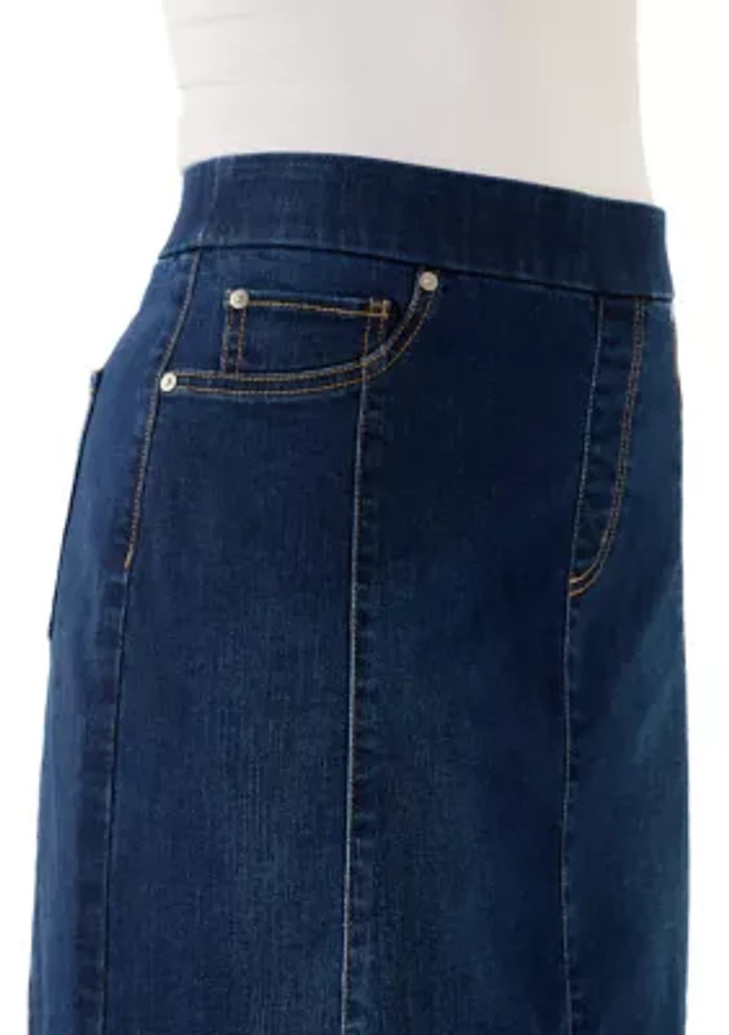 Women's A-Line Denim Skirt