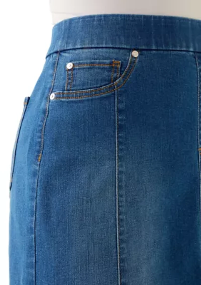 Women's A-Line Denim Skirt
