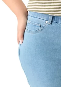 Plus Denim Bermuda Shorts