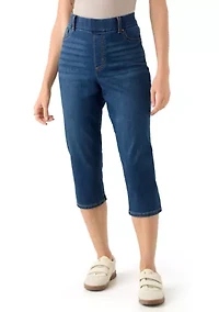 Petite Denim Capri Pants