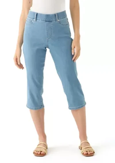 Petite Denim Capri Pants