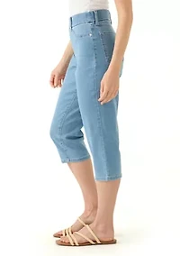 Petite Denim Capri Pants