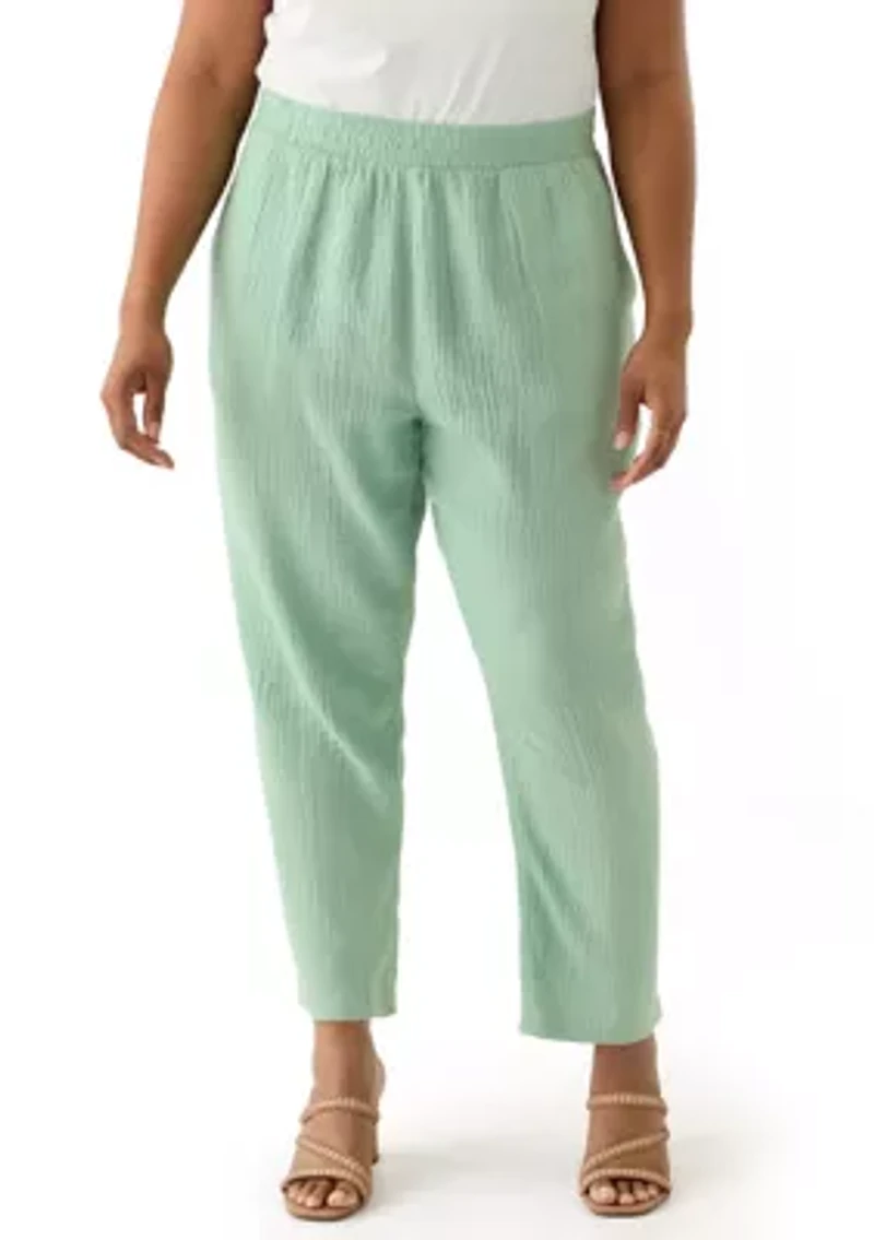Plus Gauze Pants