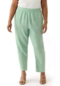 Plus Gauze Pants