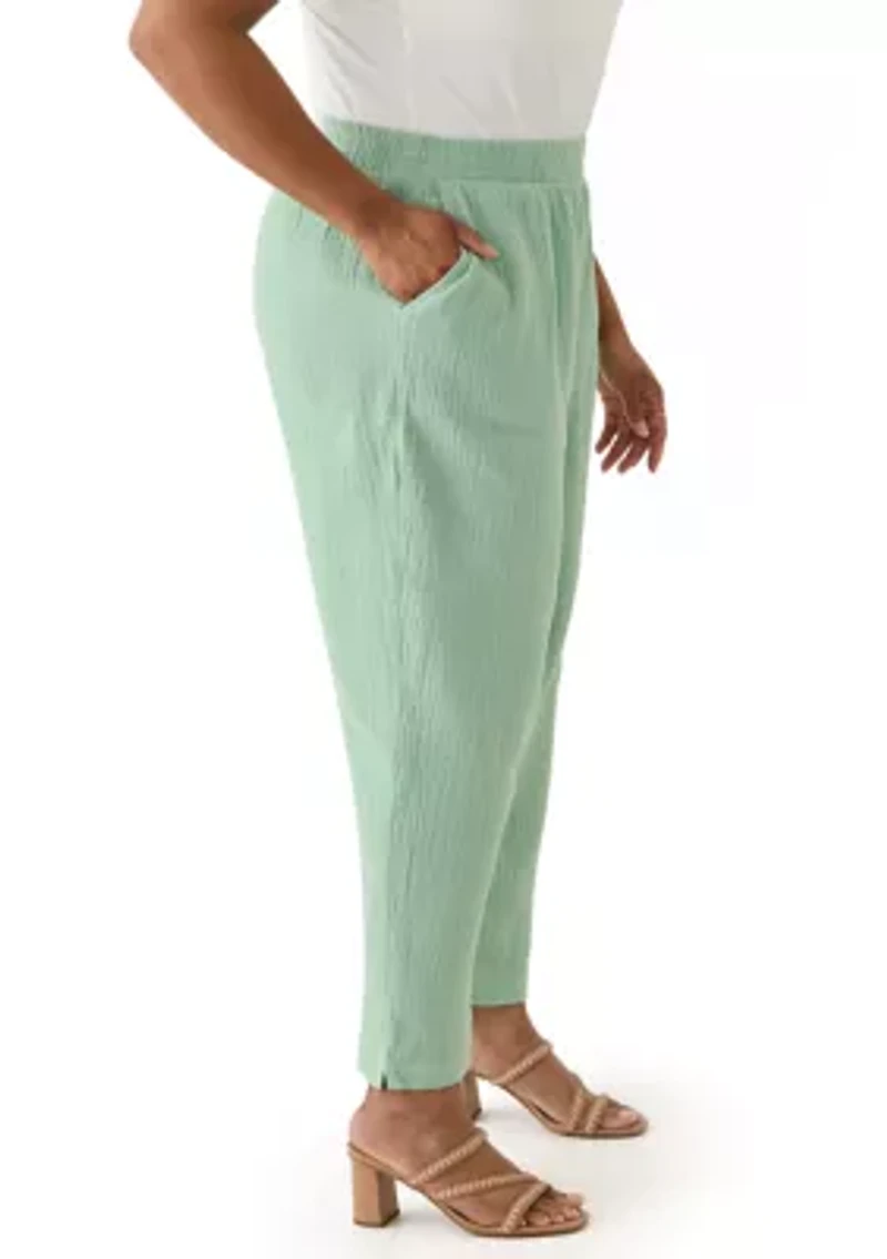 Plus Gauze Pants