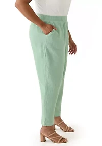 Plus Gauze Pants