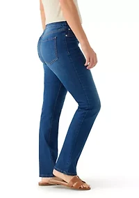 Women's Pull On Straight Leg Jeans