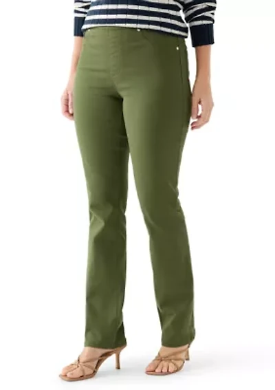 Women's Pull On Straight Leg Jeans