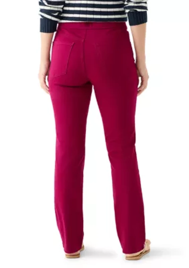 Women's Pull On Straight Leg Jeans