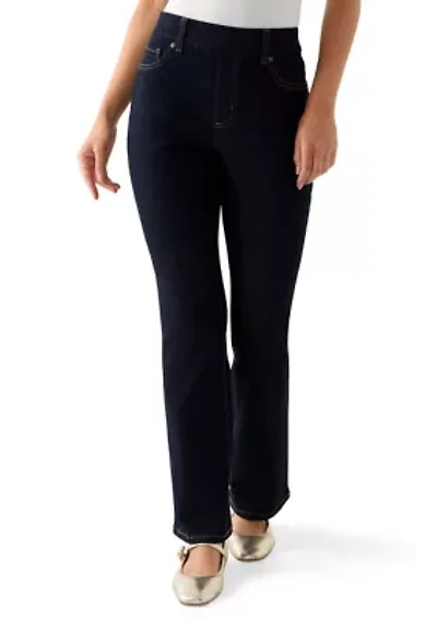 Petite Pull On Bootcut Jeans