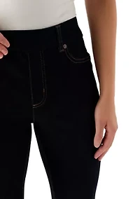 Petite Pull On Bootcut Jeans