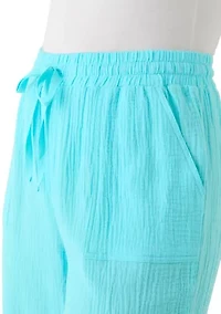 Women's Gauze Cropped Pants