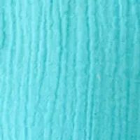 Women's 3/4 Sleeve Gauze Tunic Top with Trim