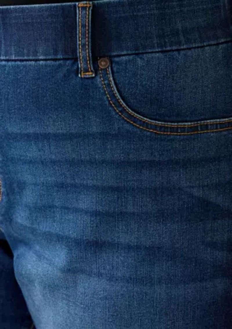 Plus Denim Bermuda Shorts