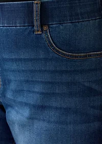 Plus Denim Bermuda Shorts