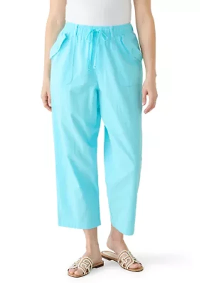 Women's Sheeting Cropped Pants