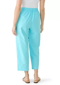 Women's Sheeting Cropped Pants