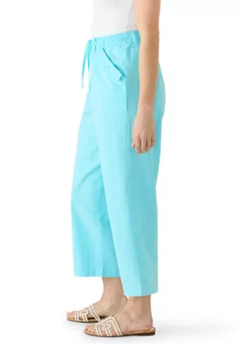 Women's Sheeting Cropped Pants