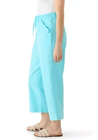 Women's Sheeting Cropped Pants