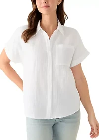 Women's Gauze Camp Shirt