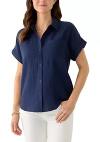 Women's Gauze Camp Shirt