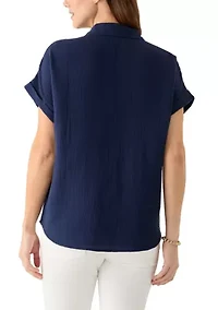 Women's Gauze Camp Shirt