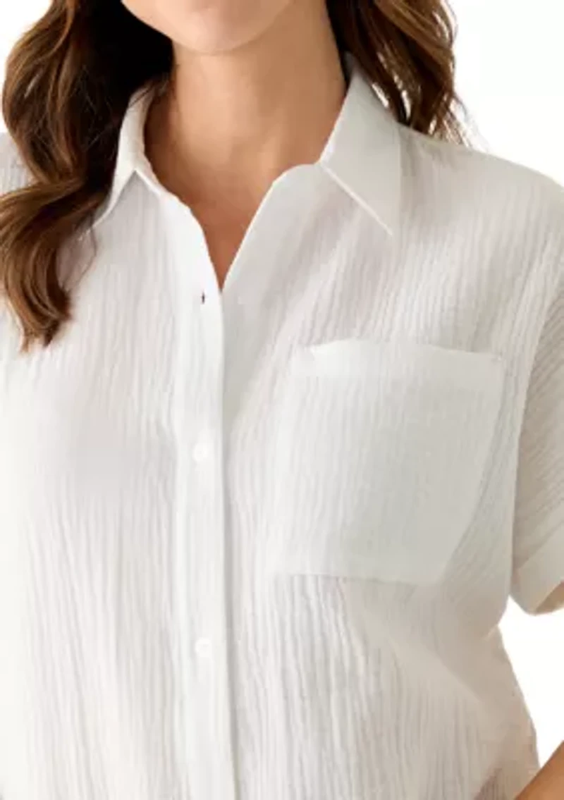 Women's Gauze Camp Shirt