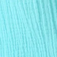 Petite Gauze Cropped Pants with Inset Trim