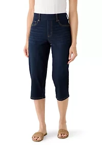Petite Denim Capri Pants