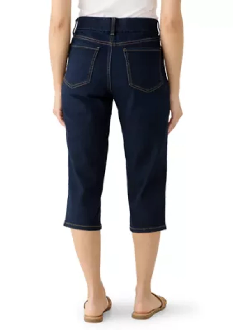 Petite Denim Capri Pants