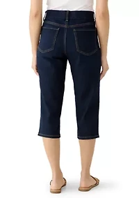 Petite Denim Capri Pants