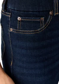 Petite Denim Capri Pants