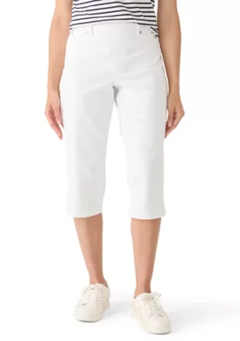Petite Denim Capri Pants